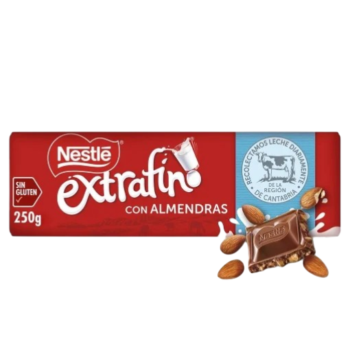 EXTRAFINO CON ALMENDRAS 250G