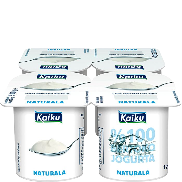 YOGUR KAIKU NATURAL 4X125 GR