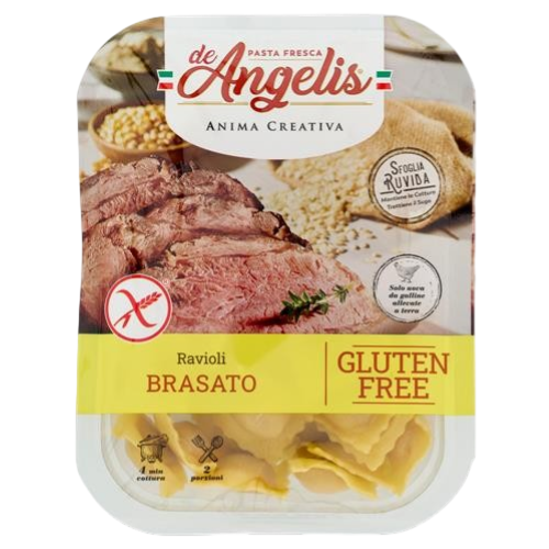 RAVIOLI AL BRASATO S/GLU 250G