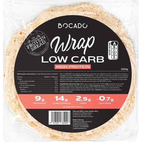 WRAP PROTEICO 40GR
