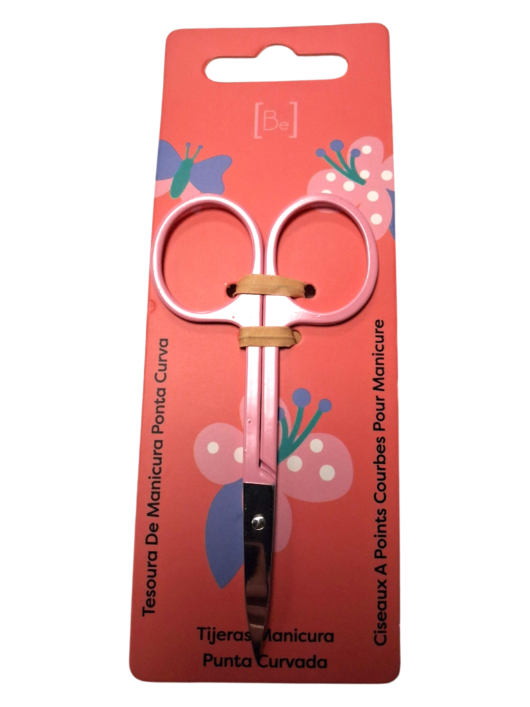 TIJERAS MANICURA PUNTA CURVADA