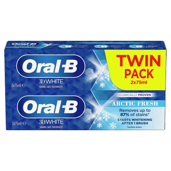 DENT 3D WHITE ARTIC FRESH 2X75ML