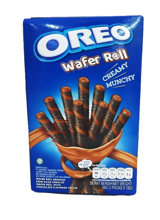 CHOCOLATE WAFER ROLL 54G