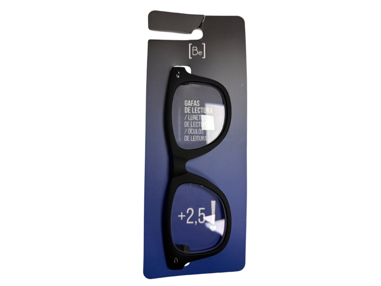 GAFAS LECTURA  + 2.50 NEGRAS