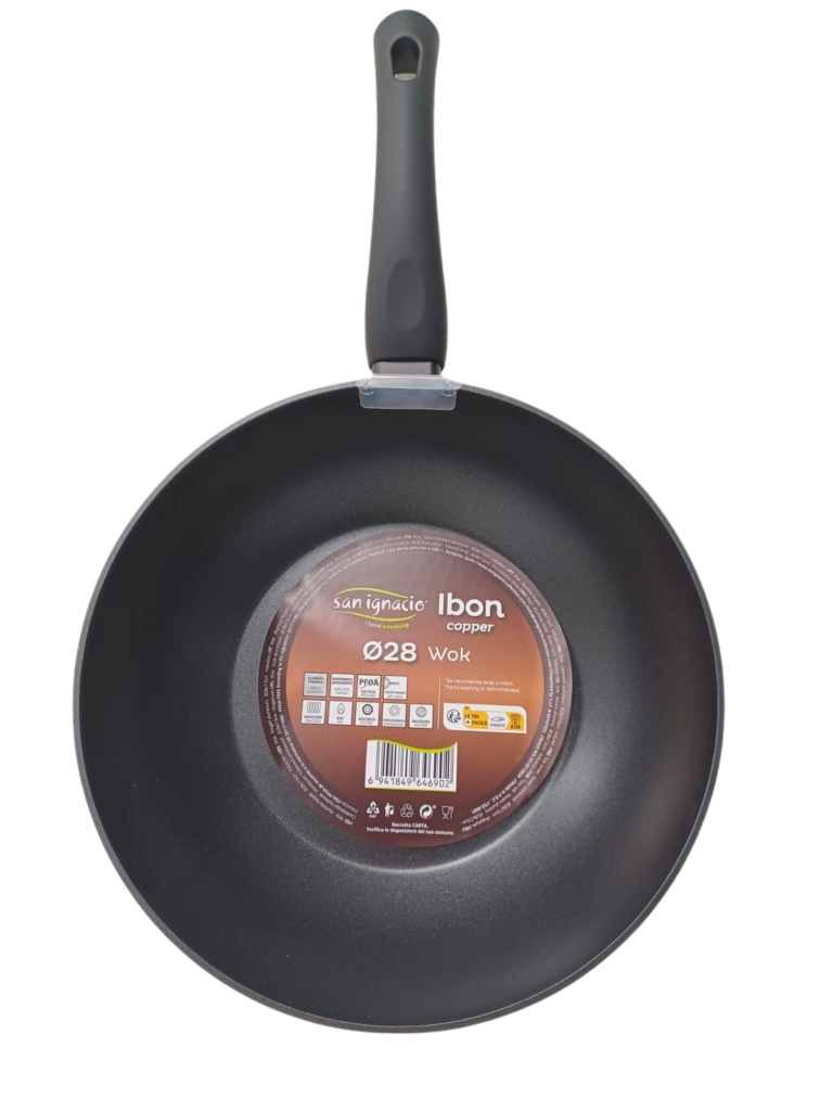 WOK 28 CM INDUCCIÓN ALU FORJ