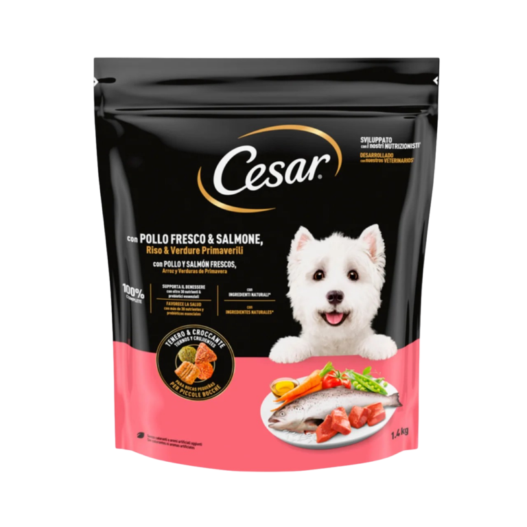 SECO POLLO SALMÓN VERDURAS 1,4KG