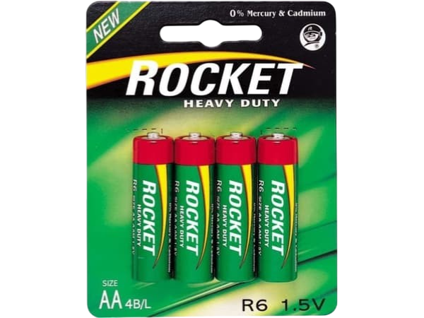 PILAS ZINC AA R6 PACK 4 UNIDADES