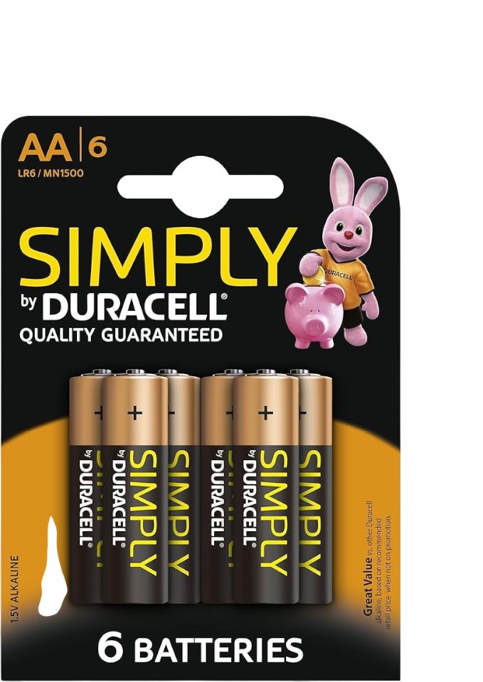 SIMPLY QUALITY ALCALINA AA 6 UN