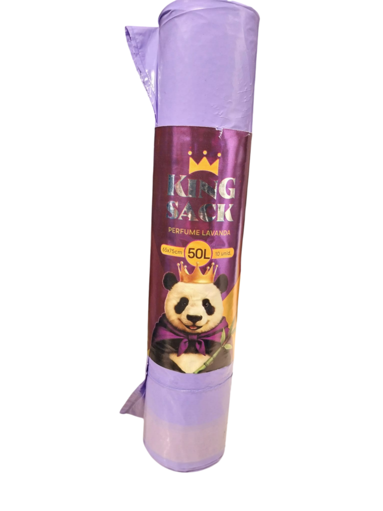 BOLSA BASURA MORADA PERF 50L 1