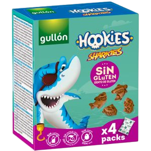 MINI TIBURONES S/GLUTEN 4X40G