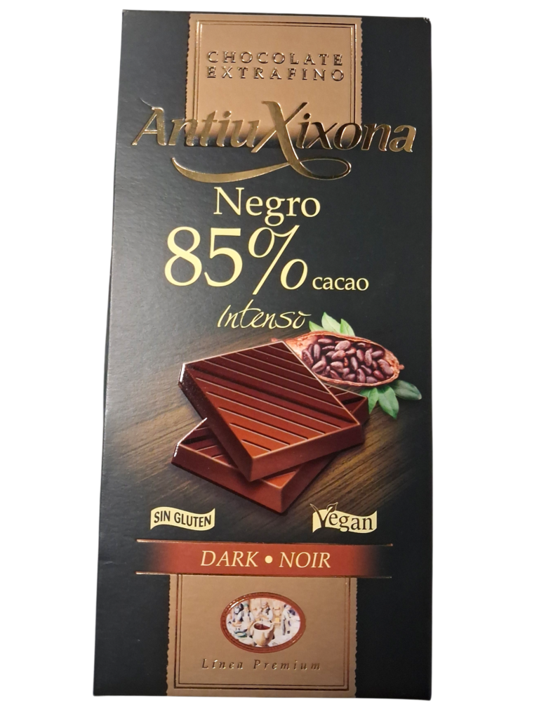 PREMIUM 85% CACAO INT 90 G