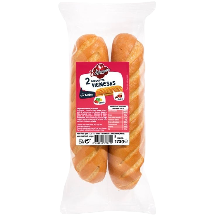 E BAGUETTE VIENESA 2 UDS 170