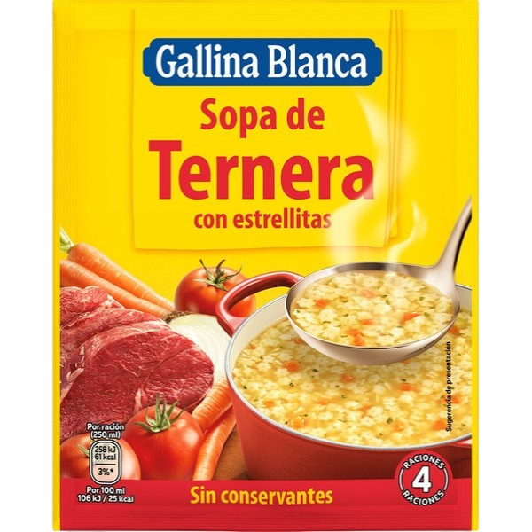 SOPA TERNERA CON ESTRELLA