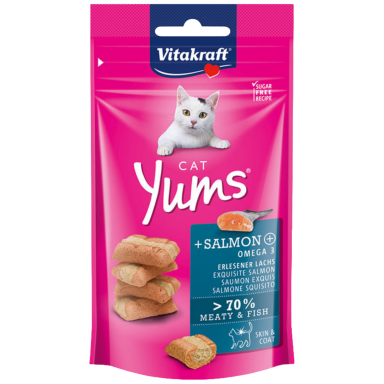 CAT YUMS SNACK SALMON 40GR (R)