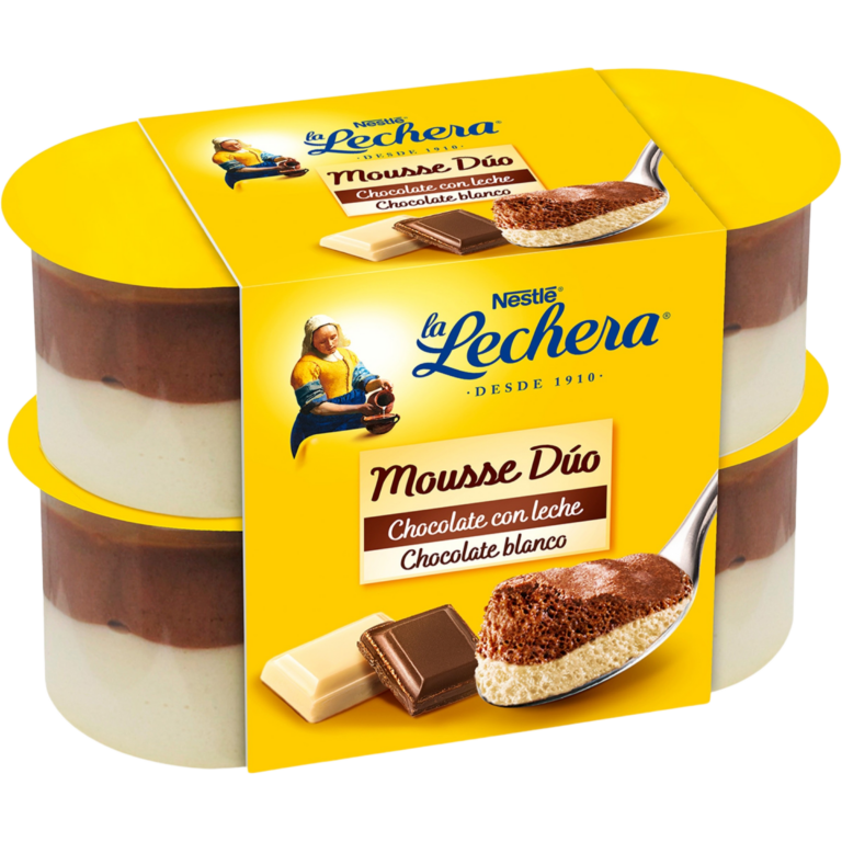 MOUSSE DUO CHOCOLATE 4X59GRS