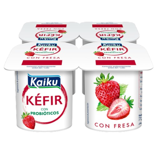 KEFIR CON FRESA  4X125G