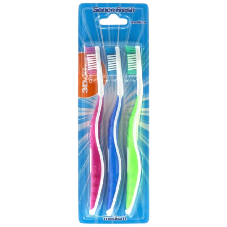 FRESH CEPILLO DENTAL MEDIO PACK 3U
