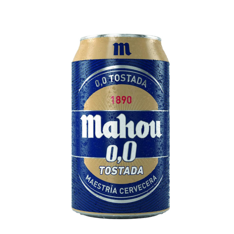 CERVEZA TOSTADA 0,0 LATA 33 CL