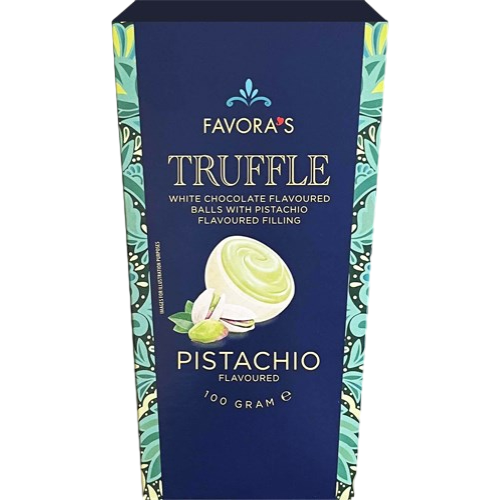 TRUFAS CHOCO BLANCO PISTACHO 10