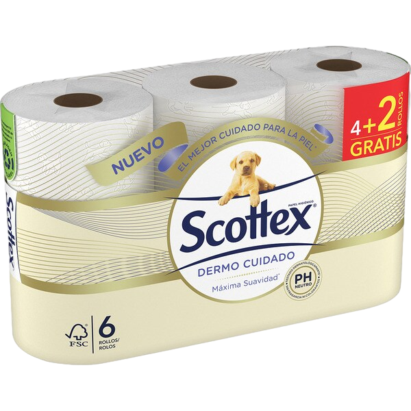 PAPEL HIG DERMO CUIDADO 4+2R 3C