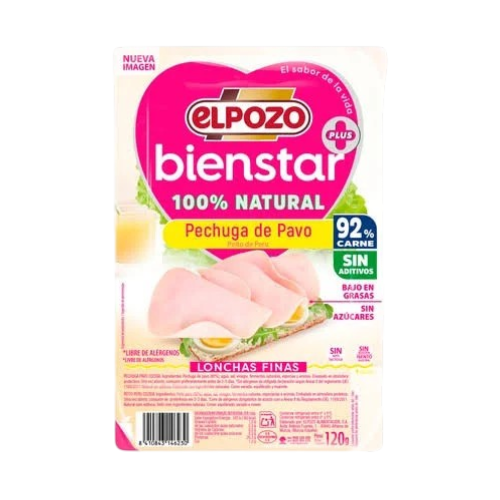 BIENESTAR PECHUGA PAVO NATURAL 1
