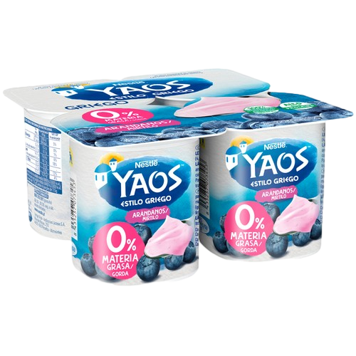 YAOS 0% ARANDANOS 4X115GR