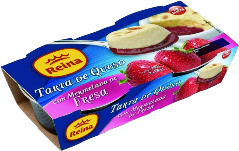 TARTA QUESO CON MERMELADA FRESA 2X