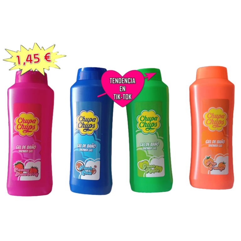 GEL DE BAÑO FRESA Y NATA 750