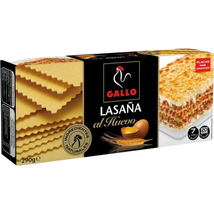LASAÑA HUEVO 290G