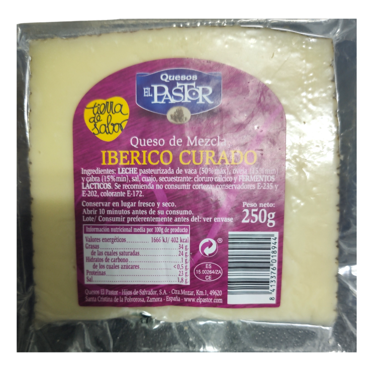 CUNA QUESO CURADO IBERICO 150
