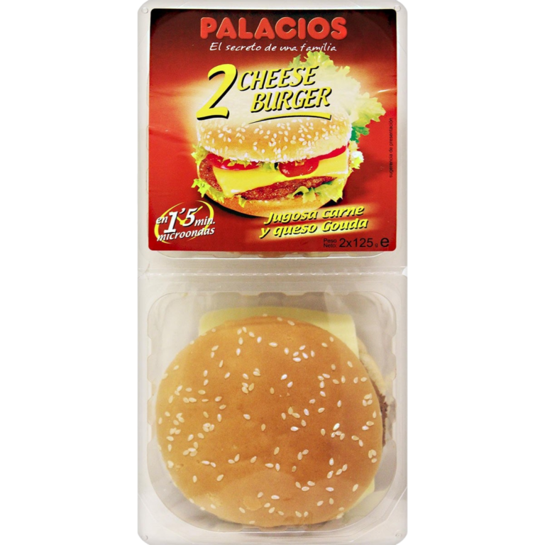 CHEESE BURGUER 2X125G 250G