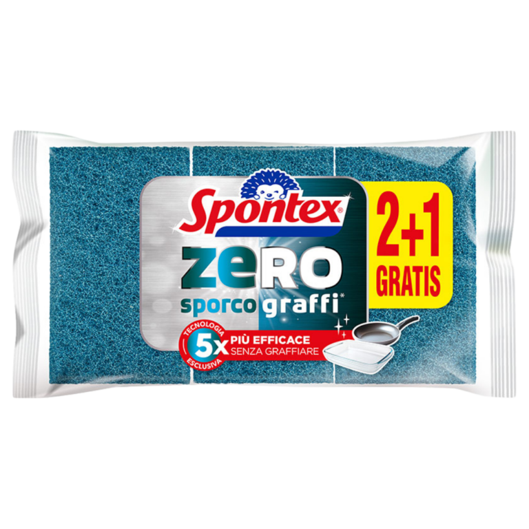 ZERO ESTROPAJO NO RAYA 2+1 UNIDA