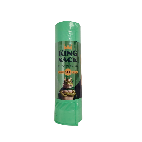 BOLSA BASURA VERDE 20L CUBO SE