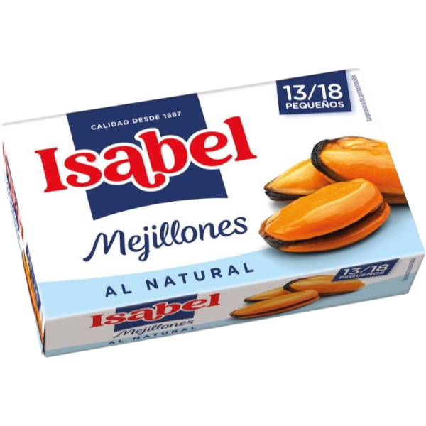 MEJILLÓN AL NATURAL 13/18 LATA 69G
