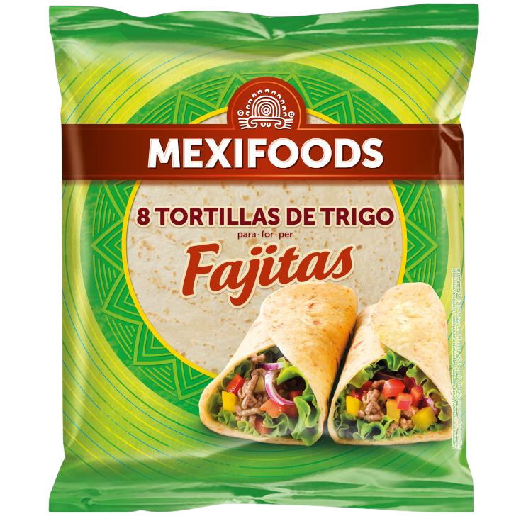 TORTILLAS FAJITA 20CM 320GR