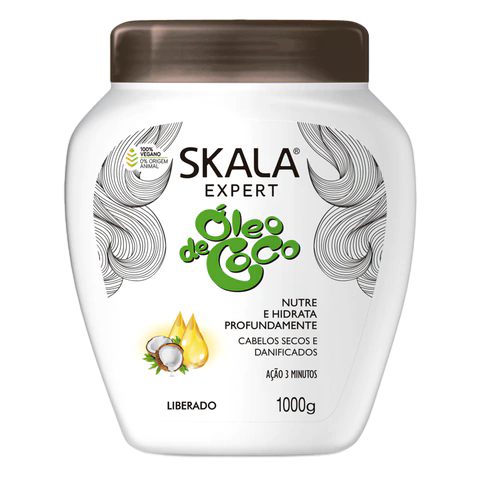CREMA PEINADO ACEITE COCO 1L