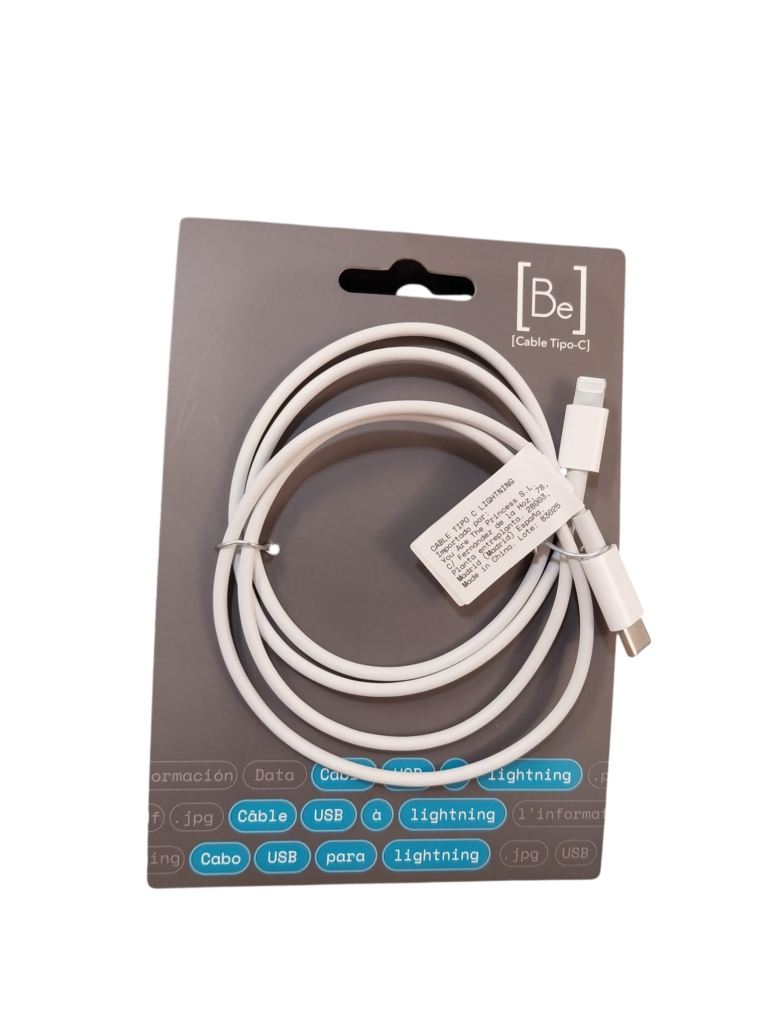 CABLE TIPO C A LIGHTNING