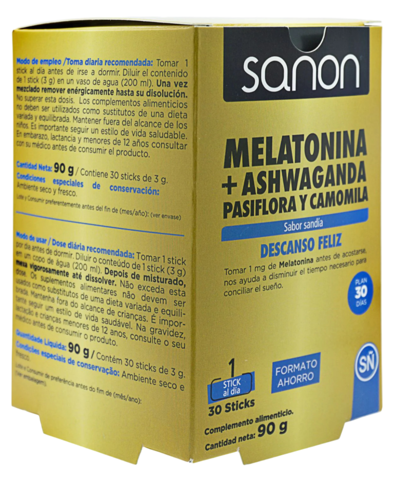 MELATONINA + ASHWAGANDHA 30ST 90G