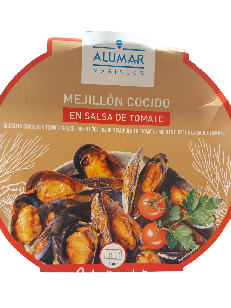 MEJILLÓN COCIDO SALSA TOMATE 500G