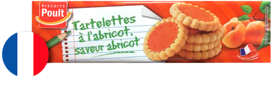 TARTALETAS ALBARICOQUE 150G