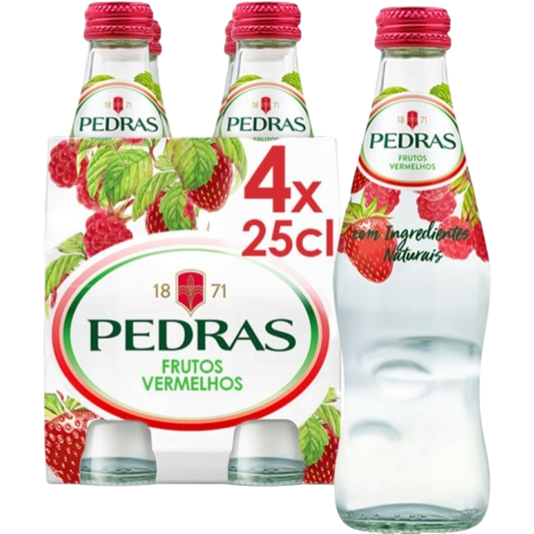 AGUA C/GAS FRUTOS ROJOS PACK 4X25
