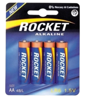 ALCALINA AA R6 PACK 4 UNIDADES