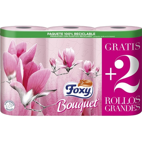 PAPEL HIGIENICO BOUQUET 4+2R 3C