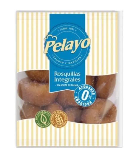 ROSQUILLAS INTEGRALES 0% 225G