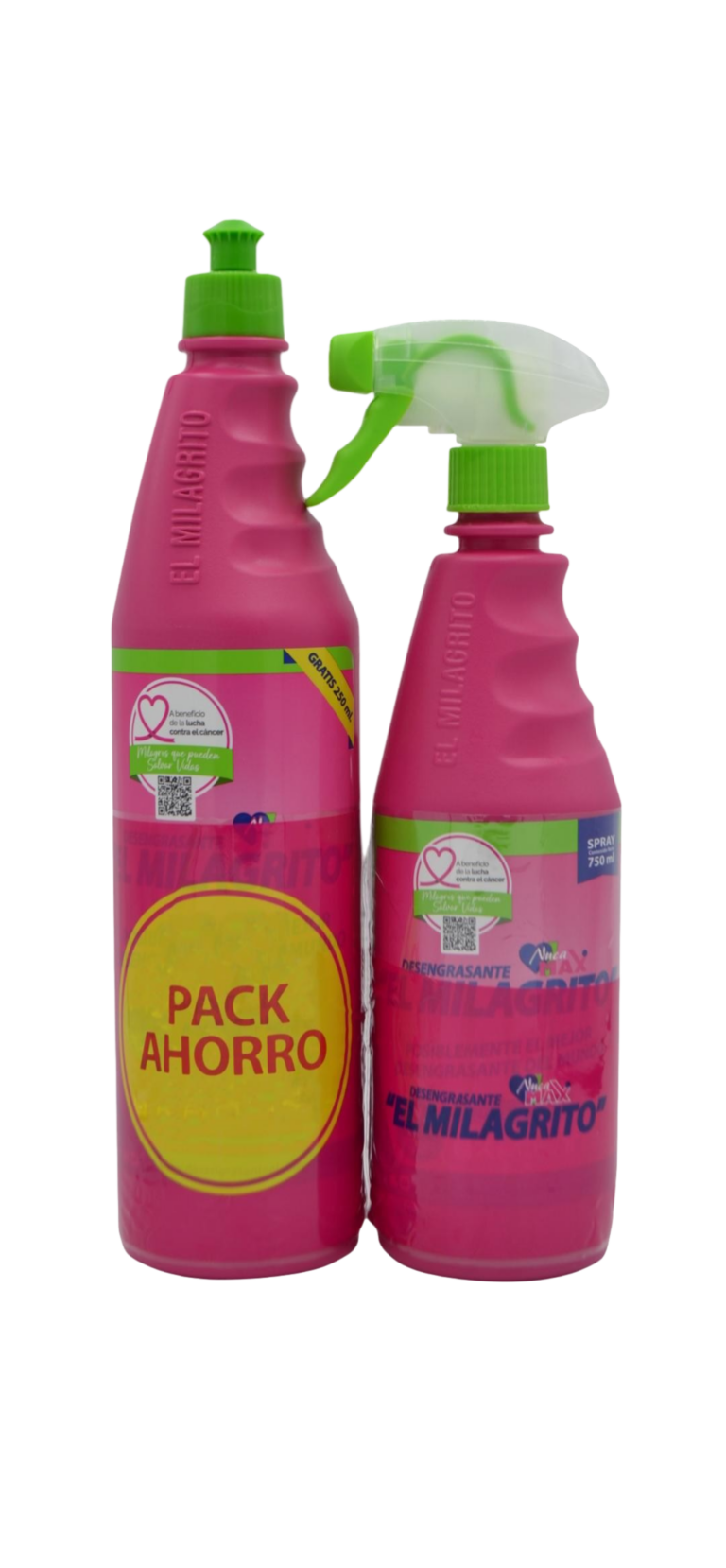 PACK DESENGRASANTE 750ML + RECAMBIO 1L