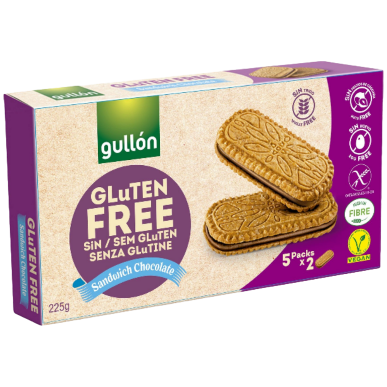 GALLETA RELLENA CHOCO SIN GLUTEN 225G