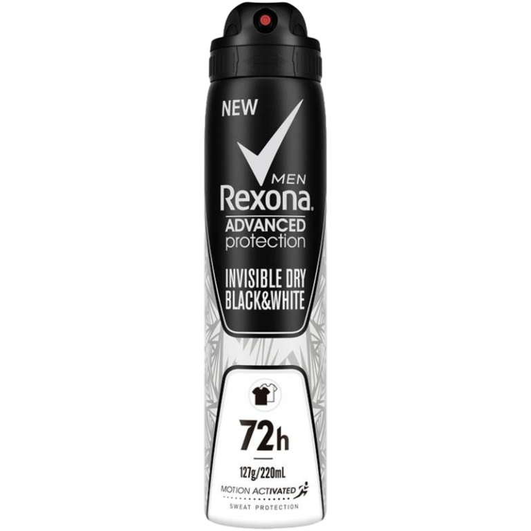 DEO SPRAY MEN INV BLACK WHI 200ML