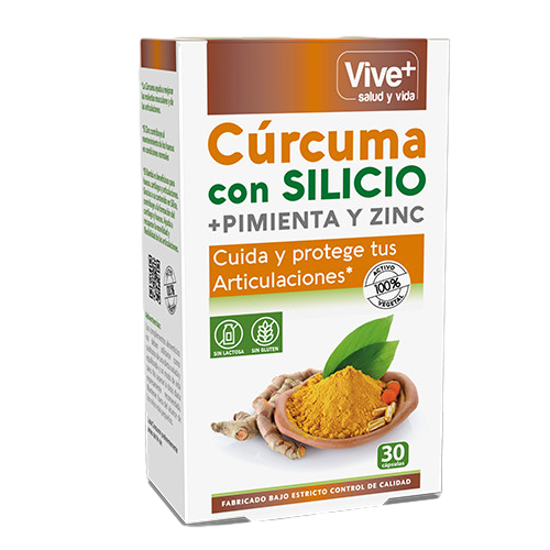 CURCUMA+SILICIO+PIMIENTA+ZINC 30C