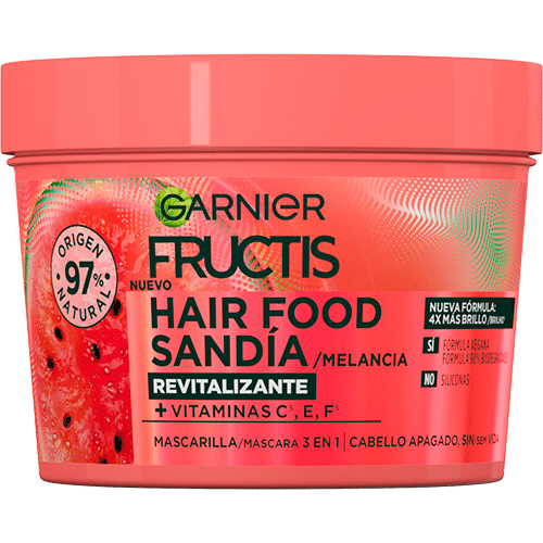 HAIRFOOD MASCARILLA SANDÍA 400ML