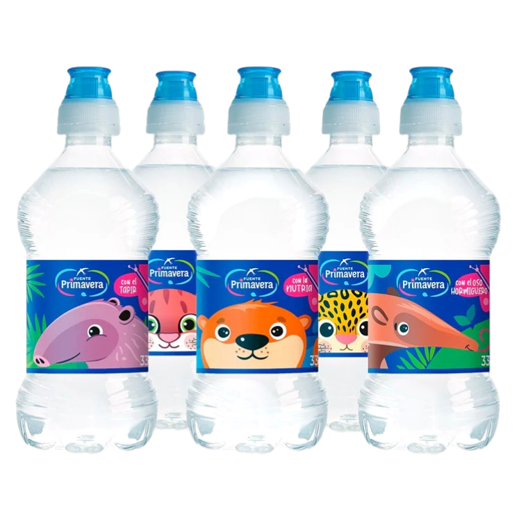 AGUA MINERAL TAPON CLIC